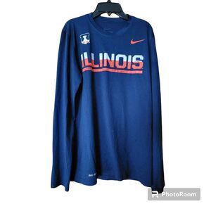Men's Small Nike Illini Long Sleeve T-Shirt